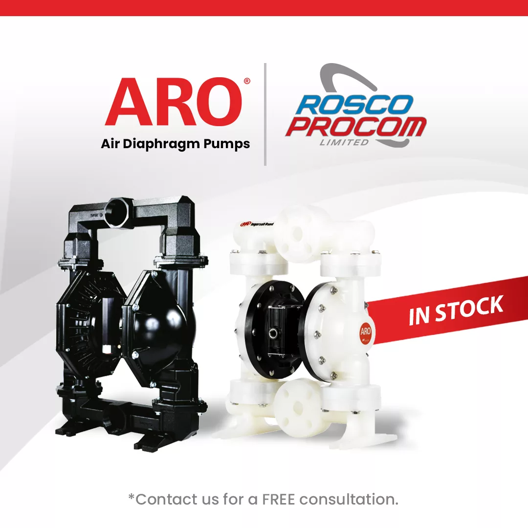 Rosco Procom Welcomes ARO Air Diaphragm Pumps to its Portfolio, Expanding Fluid Transfer Solutions